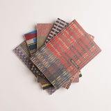 Fabriano notebook: Lined notebook with a striking plaid cover inspired by Wallace Sewell fabrics. Size: 5.5” x 8”. 48 pages. Assorted. 