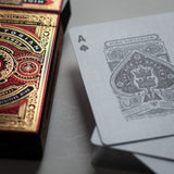 High Victorian™ playing cards are encased in a handsome red and gold foil box and inspired by the intricate style of the Victorian era. 