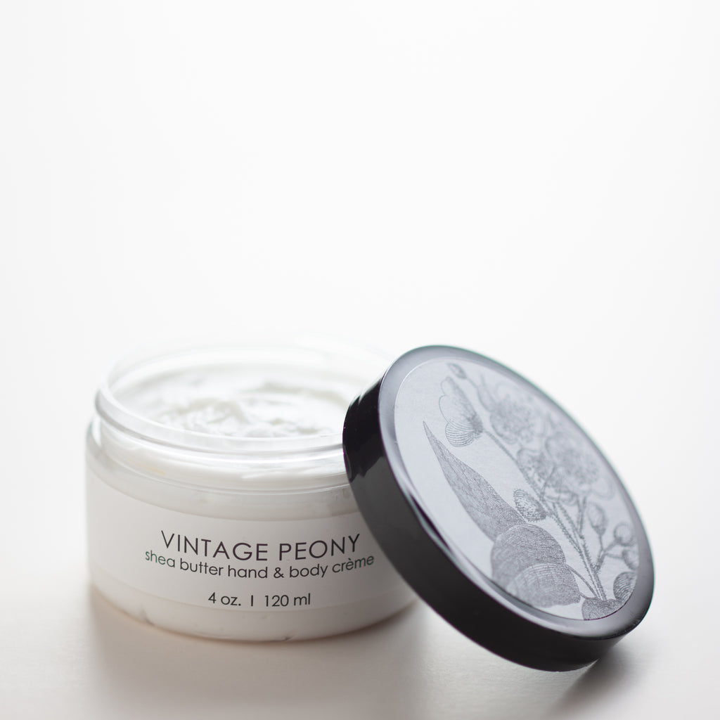 This luxurious hand and body cream by Formulary 55 contains 5% shea butter and is the rare moisturizer that feels rich and lightweight at the same time. The scent is an intoxicating blend of peonies laced with violet and honeysuckle and warmed with seductive amber and soft musk. 