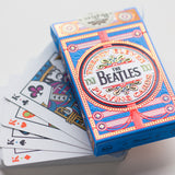 Beatles playing cards by Theory : These cards are full of hidden details and should impress any Beatles fan. The face cards feature the Fab Four, as well as some of their most memorable songs such as "Lucy in the Sky with Diamonds" and "Blackbird."