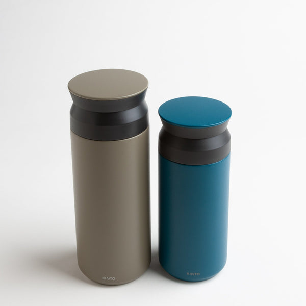 Kinto travel tumblers provide an elegant solution for drinking beverages either at home or on the go. The vacuum-insulated design can keep drinks either hot or cold for up to six hours.