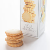 Meyer Lemon Shortbread by Rustic Bakery:  Teatime gets an upgrade with these classic shortbread cookies infused with the tangy zest of fresh Meyer lemon. 4 oz.